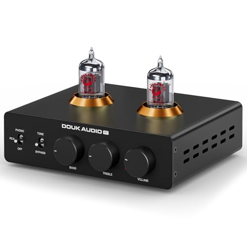 Preamplificator Phono ECC83 MM Bypass Balanced XLR High-pass Bass/Treble