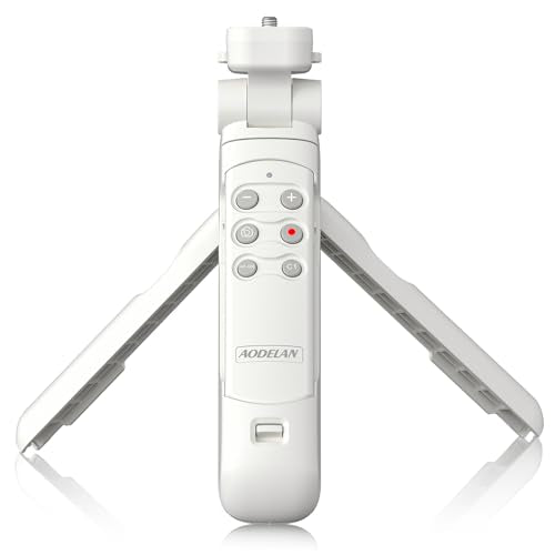 Trepied wireless AODELAN pentru Sony ZV-E10,ZV-1,ZV-1 II, ZV-1F, a6100, a6400, a6600, a7 III, a7R III, a7R IV, a9, a9 II, telecomanda Bluetooth