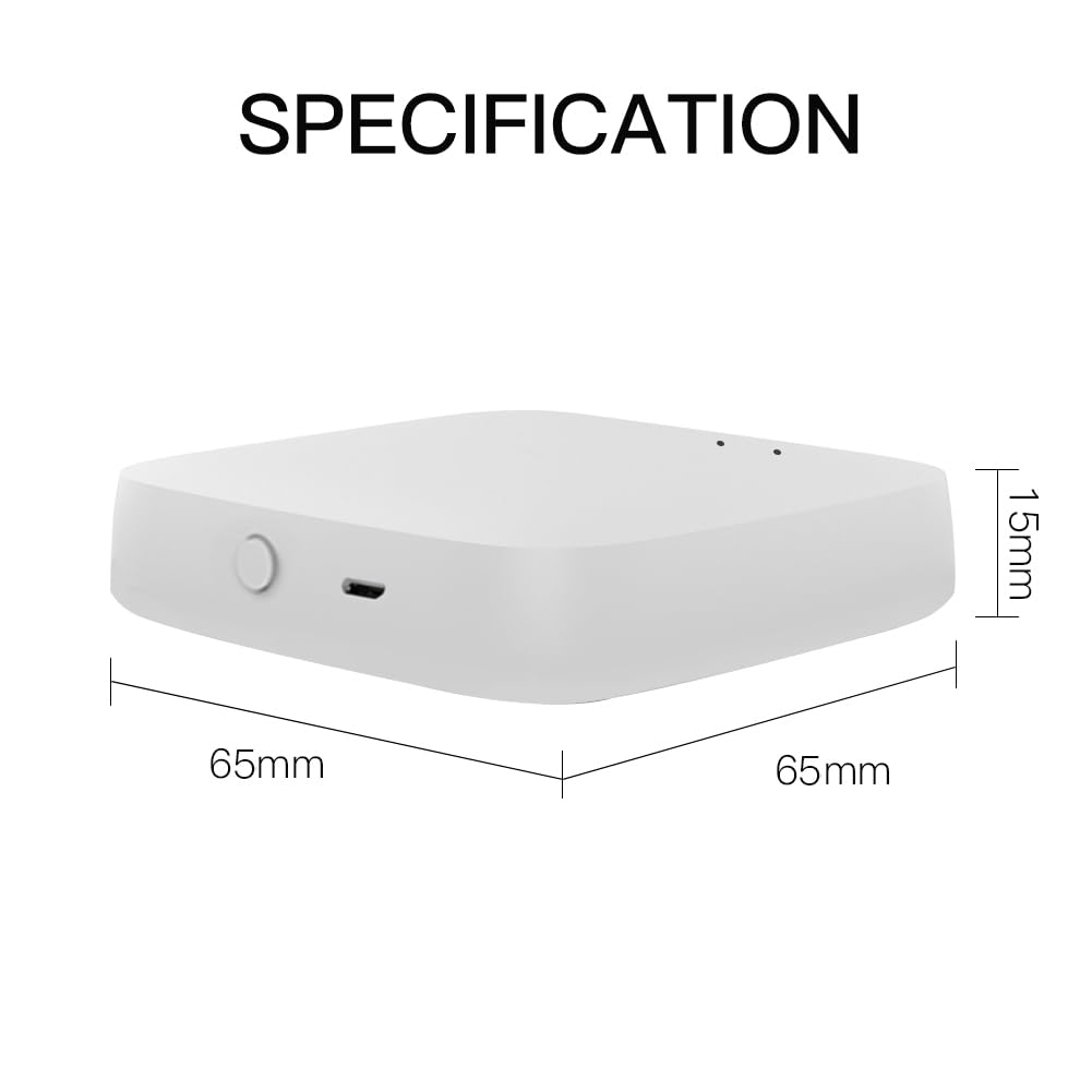 MOES Tuya ZigBee and BLE Multi-Mode Smart Home Gateway WiFi Mesh Hub Work with Tuya ZigBee or BLE Smart Home Devices