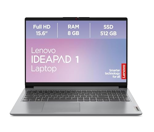 Lenovo IdeaPad 1 Laptop 15.6 FHD, Ryzen 3 7320U, 8GB RAM, 512GB SSD
