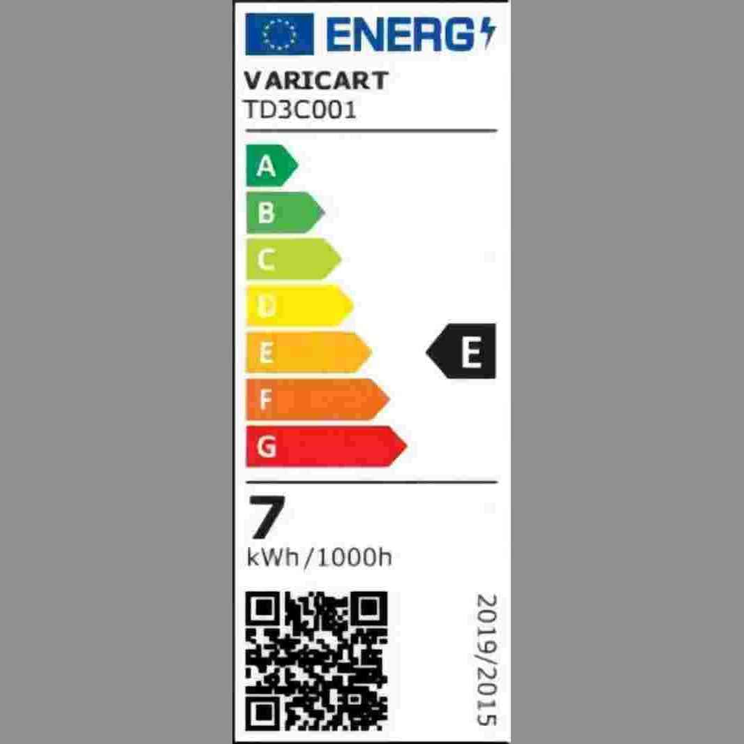 VARICART Recessed Spotlight 230 V RGB Alexa, Smart LED Spotlight, Flat, Bluetooth, 7 W, Warm White, Set of 6, Dimmable Colourful, Ceiling Spotlights, Music Sync App Control, Colours Spotlights