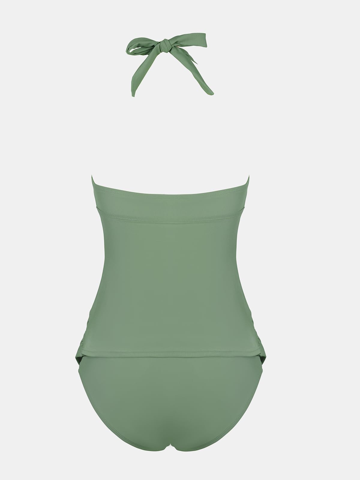 Costum de baie sarcina M - CUPSHE Tankini Halter Sweetheart Neck