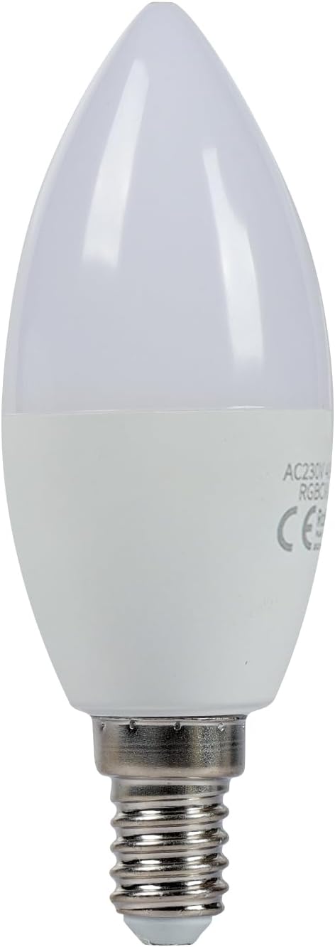 Fitop Alexa Smart Light Bulbs, E14 WiFi LED Lamps, Dimmable Light Bulb, 4.9 W, 470 Lm + 2700-6500 K + RGB 16 Million Colours, App Control, Compatible with Alexa/Google Home, Voice Control, Pack of 2