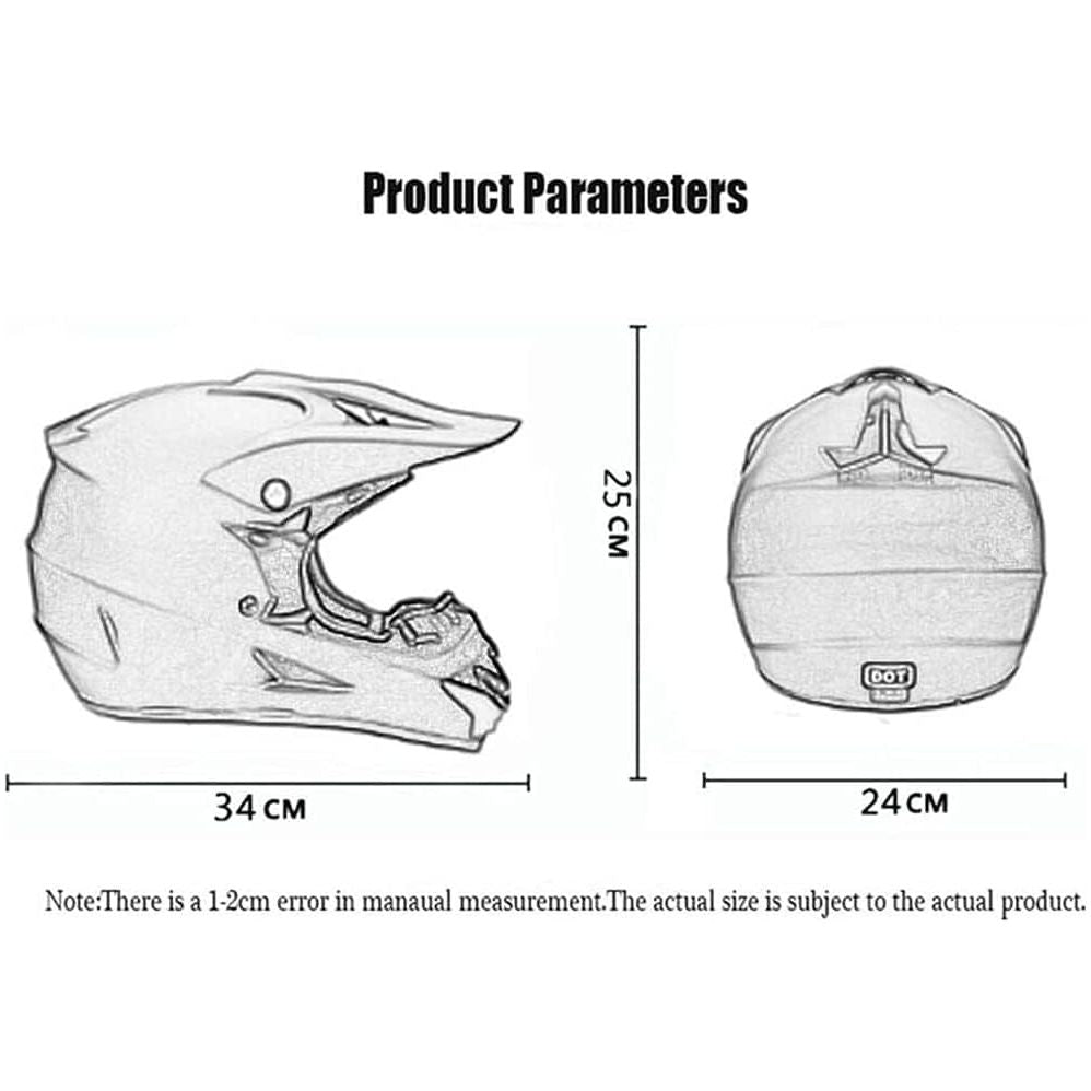 Jugend Motorradhelme,Kinderfahrradreithelm,Junge Und Mädchen, Roller Ski ATV Helm,ECE-Zertifizierung,Geeignet Für Alle Jahreszeiten