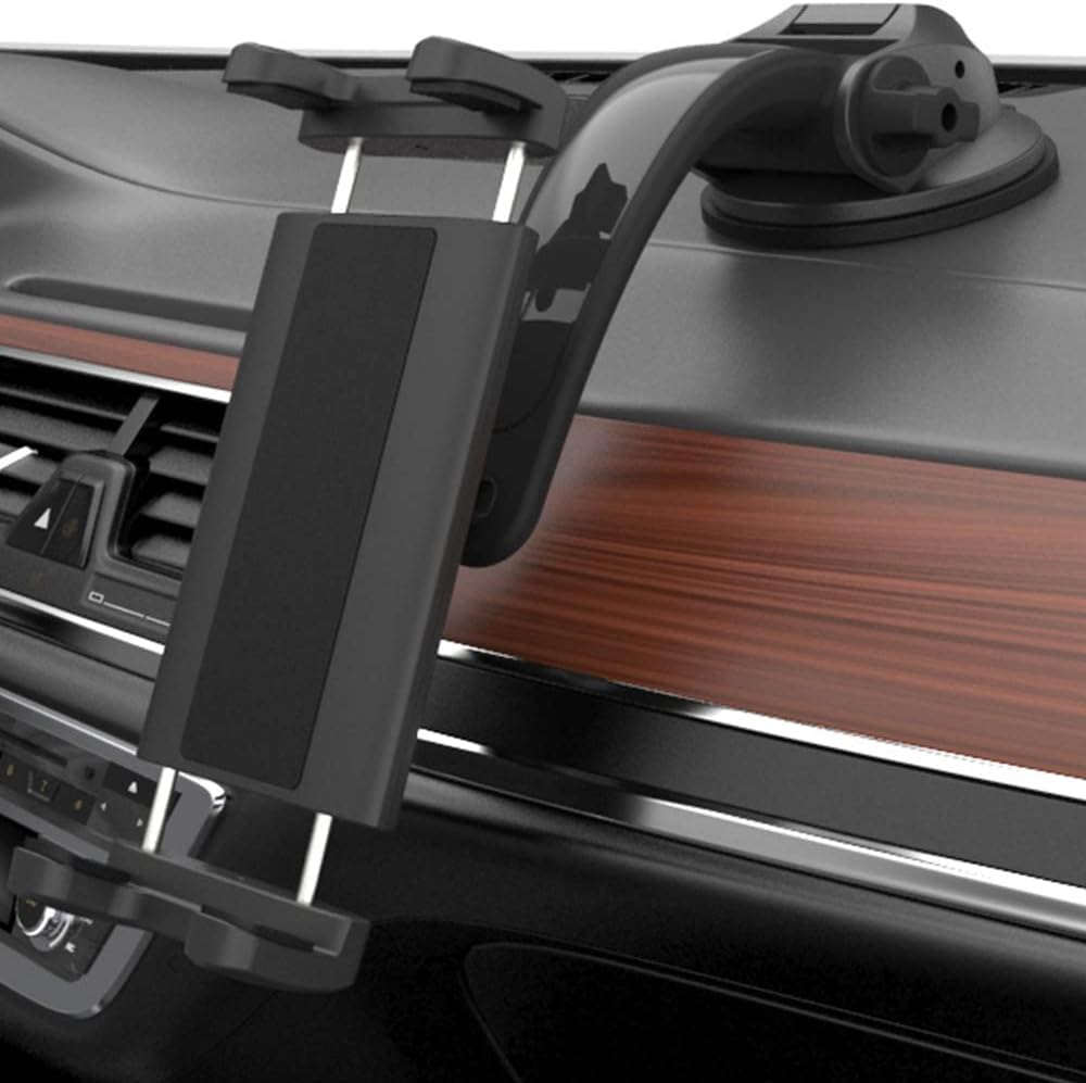 Cuxwill Tablet Halterung Auto Armaturenbrett Halter for 4-13 Zoll iPad Handy, Truck KFZ Pkw Windschutzscheibe mit Saugnapf für iPad Pro 12.9 iPad Air Mini, Samsung Tab, Kindle Fire HD, iPhone