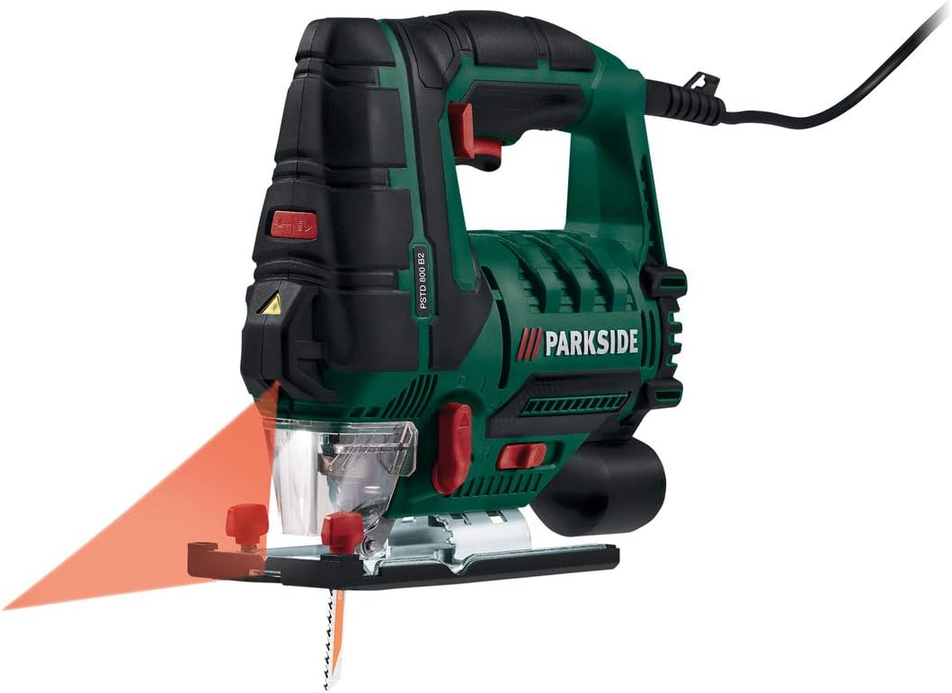 Parkside PSTD 800 B2 Pendulum Jigsaw Laser Guidance
