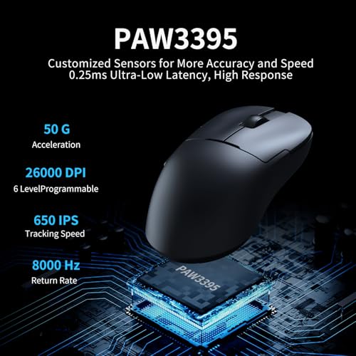 AJAZZ AJ159PRO Wireless Gaming Mouse with RGB Charging Dock