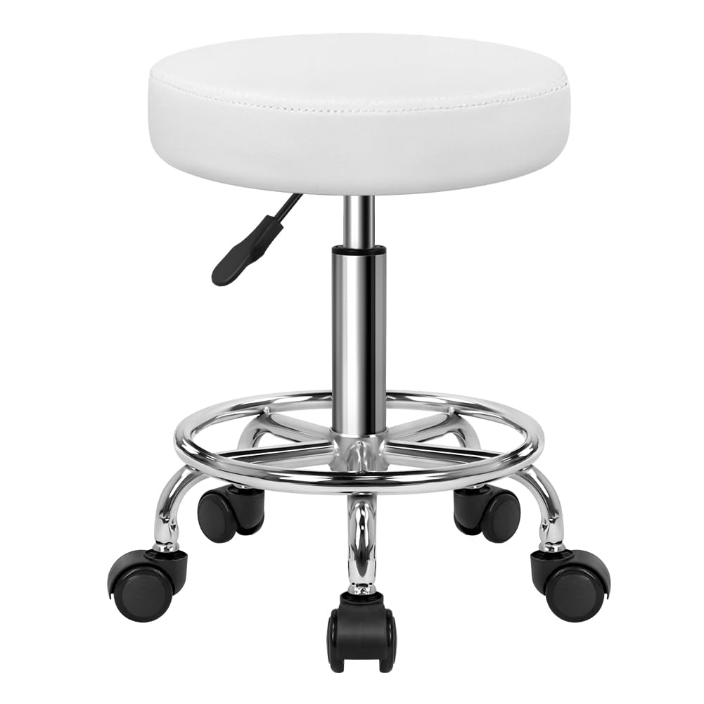 Scaun salon KKTONER BBS0432 PU Leather reglabil cu roti