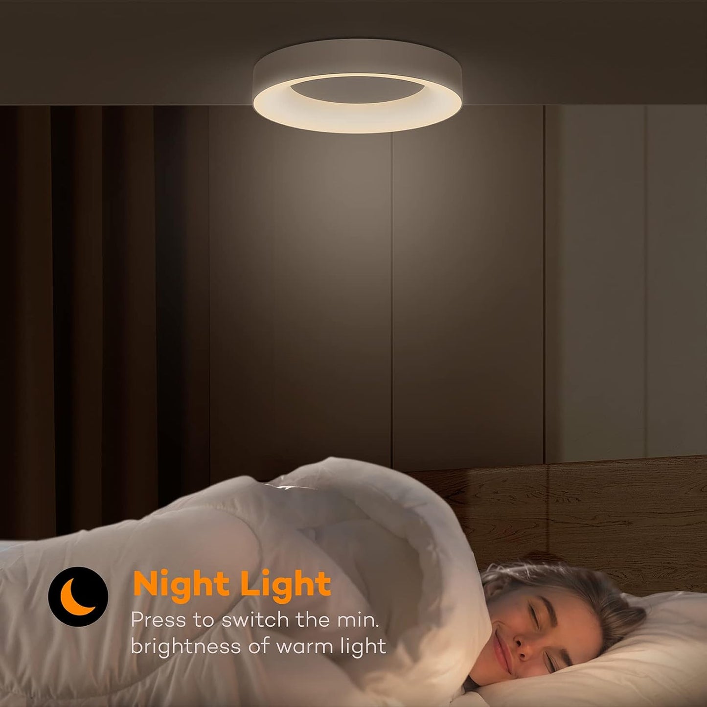 Matane LED Ceiling Light RGB Colour Changing Ceiling Light Dimmable with Remote Control 24 W Bulbs 3000 K - 6500 K for Teenager's Room Living Room Bedroom Children's Room Bathroom Kitchen Round 28 cm