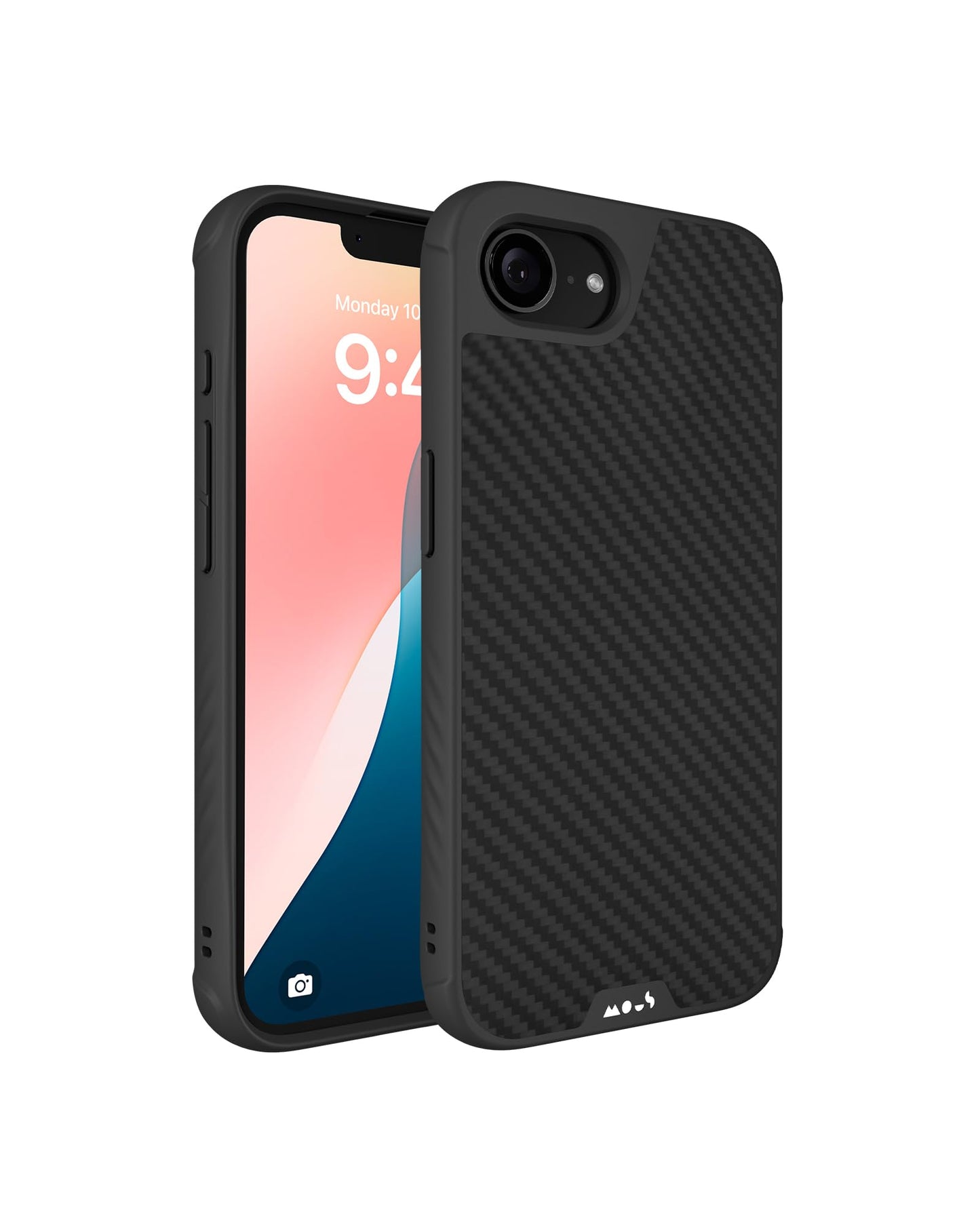 Mous for iPhone 15 Pro Max Case MagSafe Compatible - Limitless 5.0 - Carbon Fibre - Protective iPhone 15 Pro Max Case - Shockproof Phone Cover