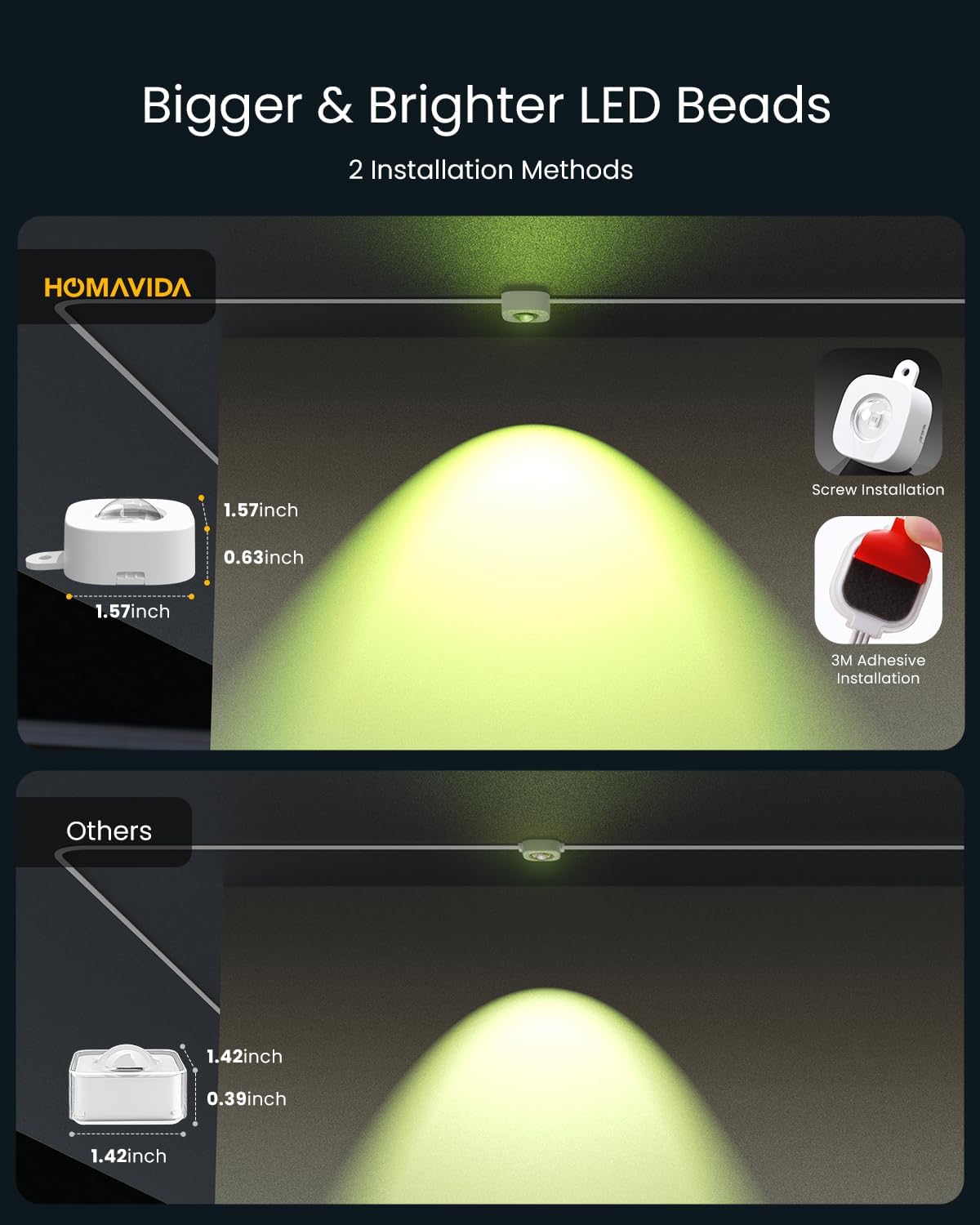 HomaVida Permanent Outdoor Lights 100ft, Christmas DIY Decor, Smart RGB+IC Outdoor Lights for House with Remote, 72 LED IP65 Waterproof Eave Light for Holiday, Party, Work with Alexa, Google Assistant