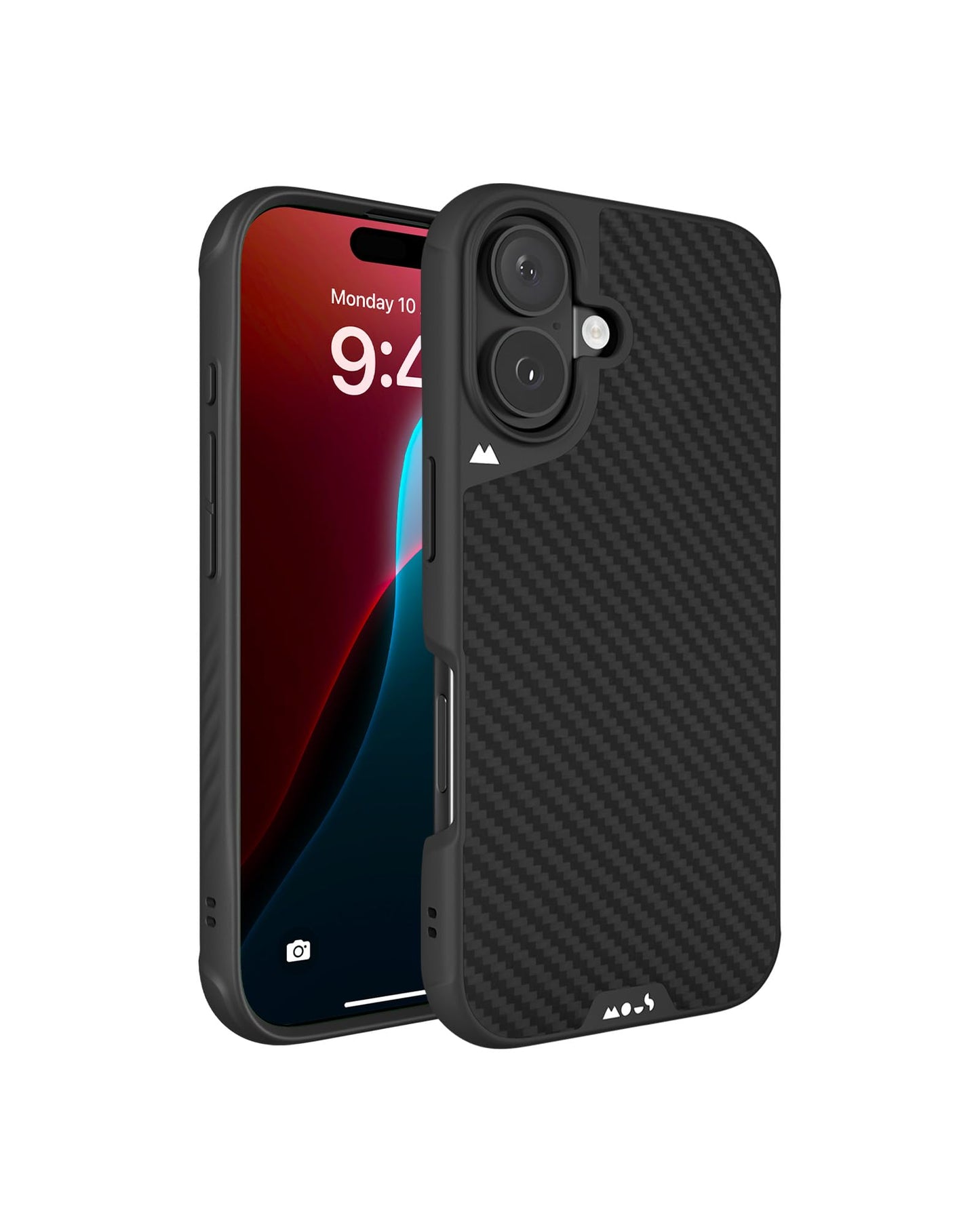 Mous for iPhone 15 Pro Max Case MagSafe Compatible - Limitless 5.0 - Carbon Fibre - Protective iPhone 15 Pro Max Case - Shockproof Phone Cover