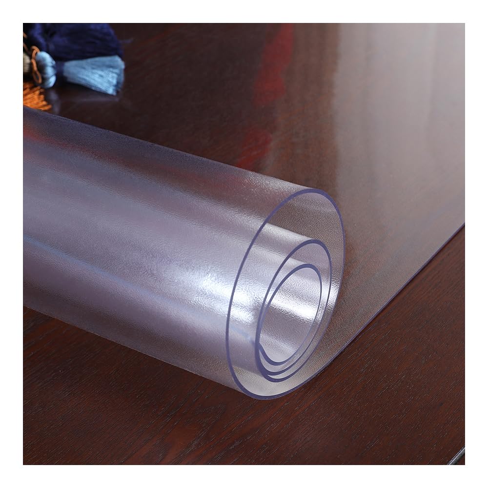 Fata de masa LAVOUP Transparent 2mm PVC 80 x 160 cm Rezistenta