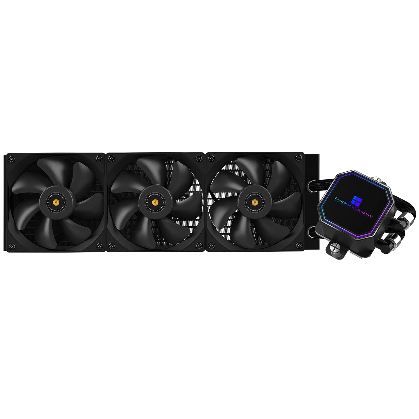 Thermalright Frozen Prism 360 White ARGB AIO Water Cooler,Liquid CPU Cooler, 3×120mm PWM Fans Water Cooling System,1850RPM High Speed,Compatible with AMD/AM4/AM5 & Intel LGA1156/1200/2011/1700