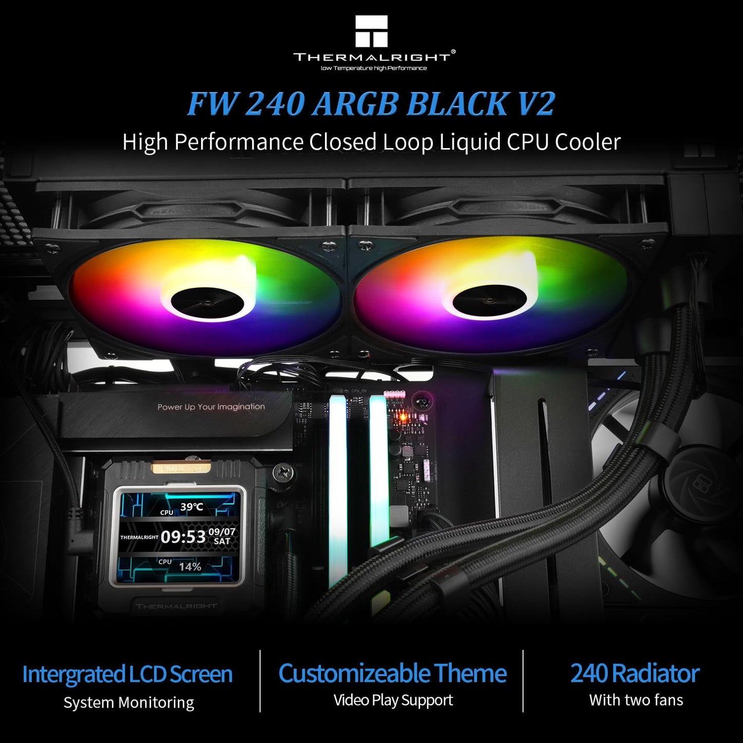 Cooler Procesor Thermalright FW 240 Black ARGB