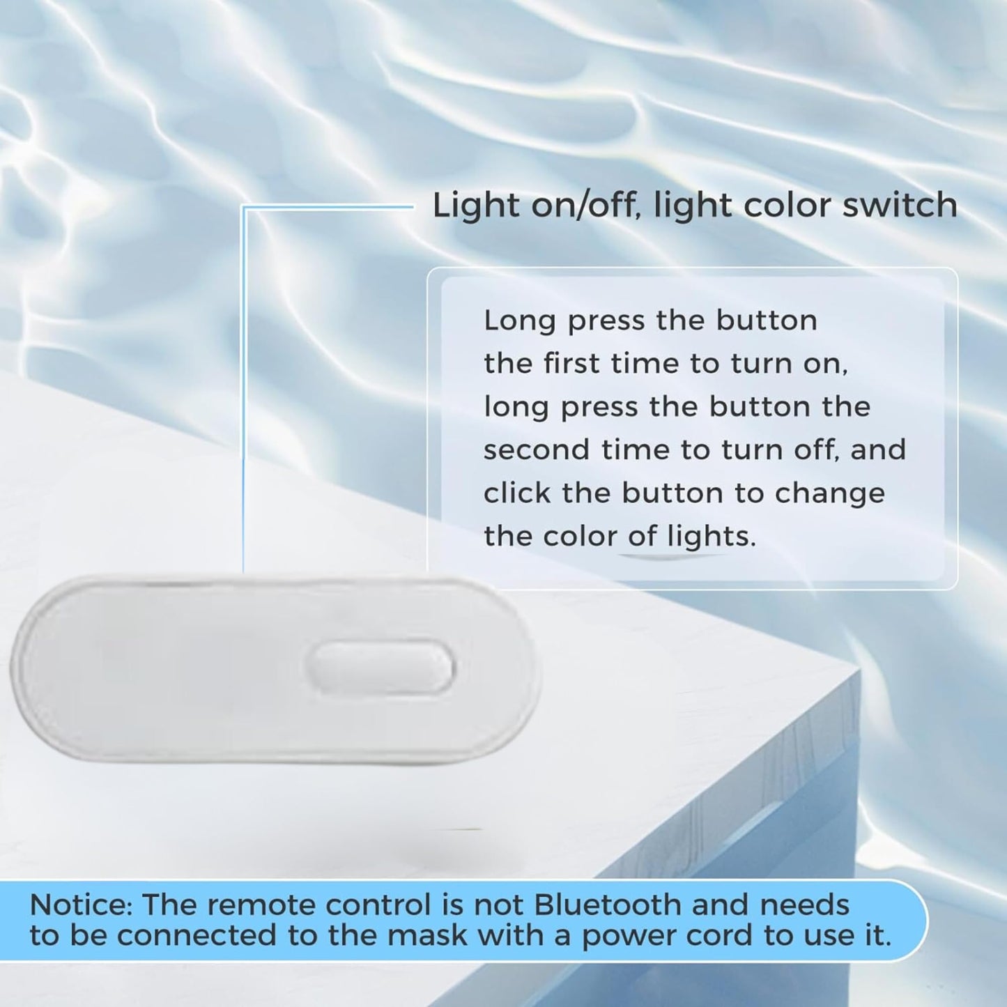 Masca faciala DuckDik Facial 1 LED 7 culori silicon flexibil