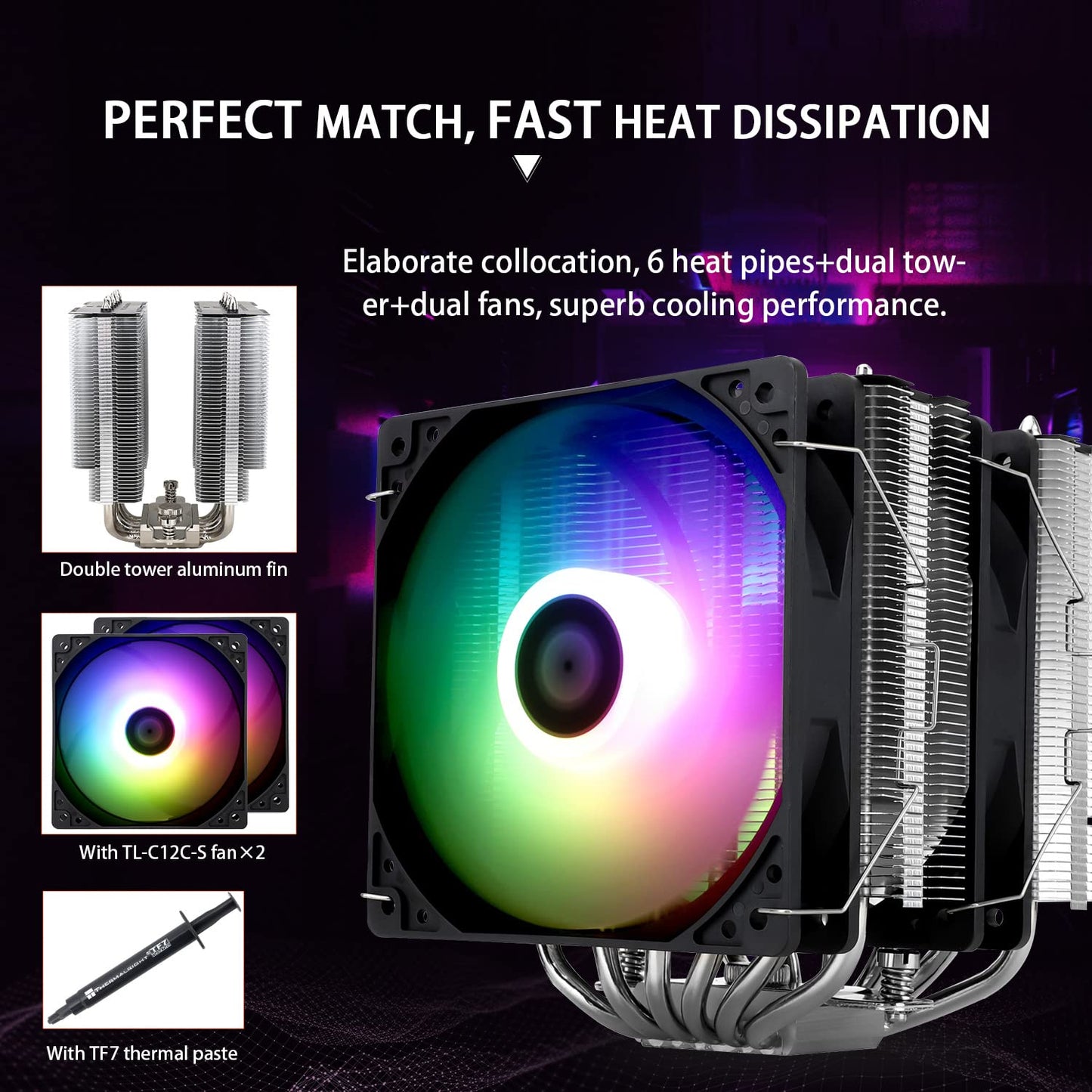 Cooler Procesor THERMALRIGHT Peerless Assassin 120 SE ARGB