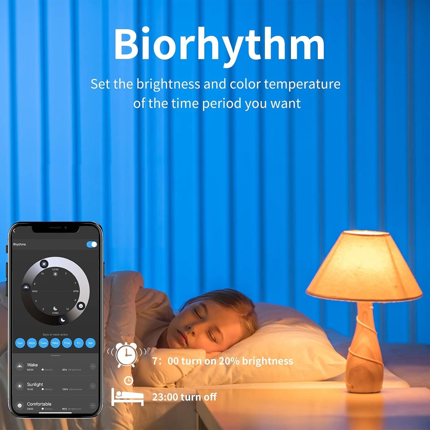 Fitop Alexa Smart Light Bulbs, E14 WiFi LED Lamps, Dimmable Light Bulb, 4.9 W, 470 Lm + 2700-6500 K + RGB 16 Million Colours, App Control, Compatible with Alexa/Google Home, Voice Control, Pack of 2