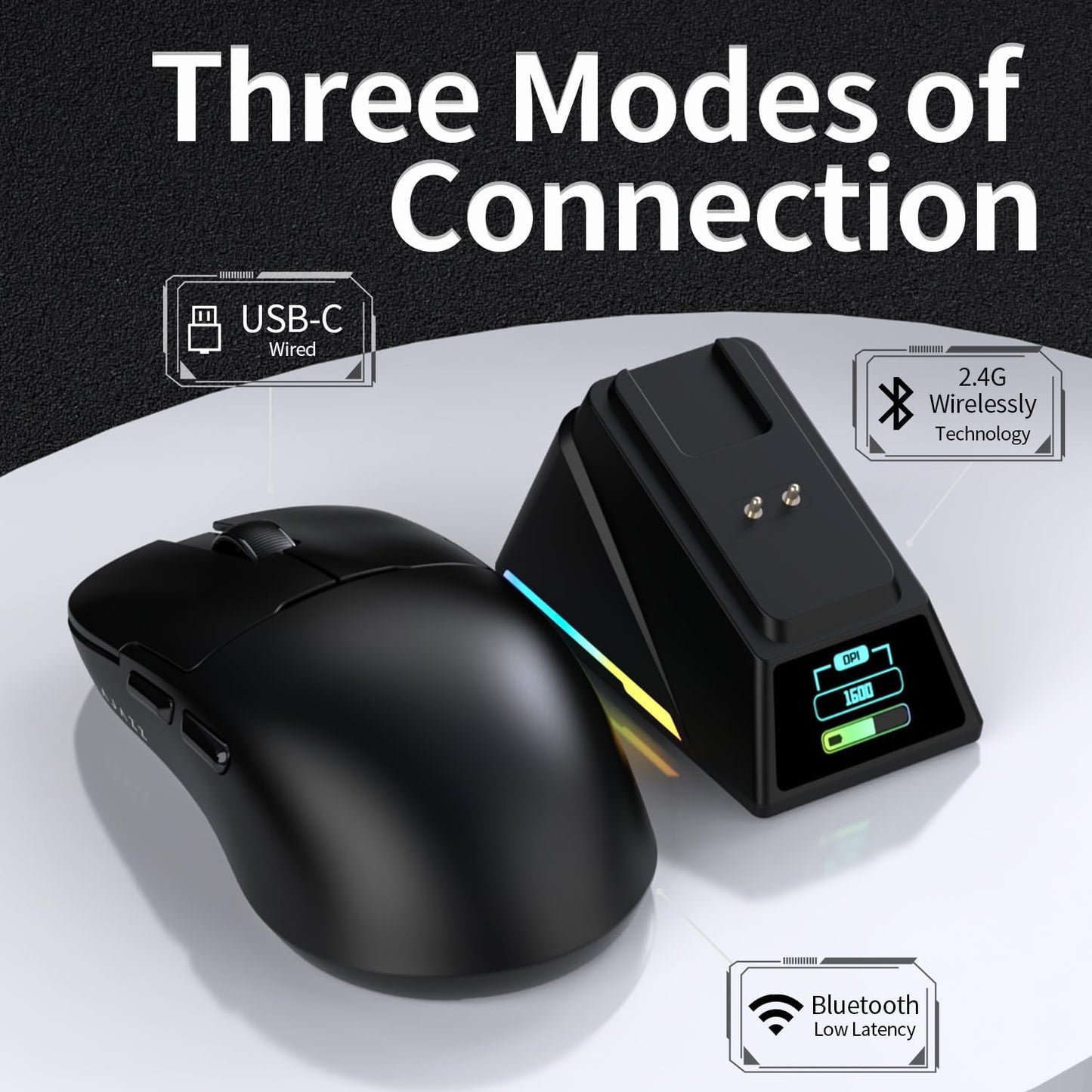 Mouse Gaming AJAZZ 88g, 8000Hz
