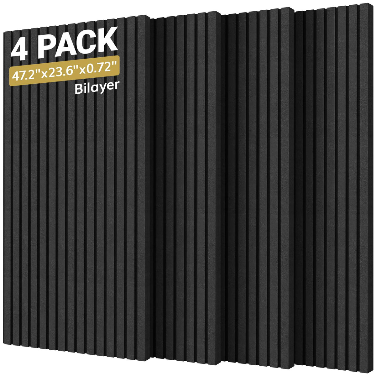 Panouri acustice TONOR 4 Pack 121.9 x 59.9 cm autoadezive