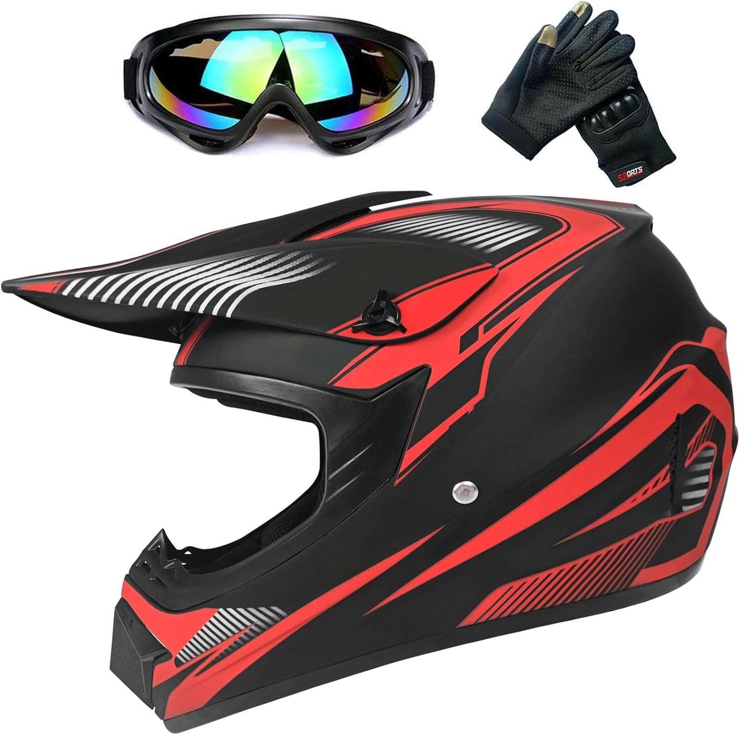 Casca Moto Copii – Casca ATV/Bicicleta/Ski ECE, pentru Baieti si Fete, Universala, All Seasons