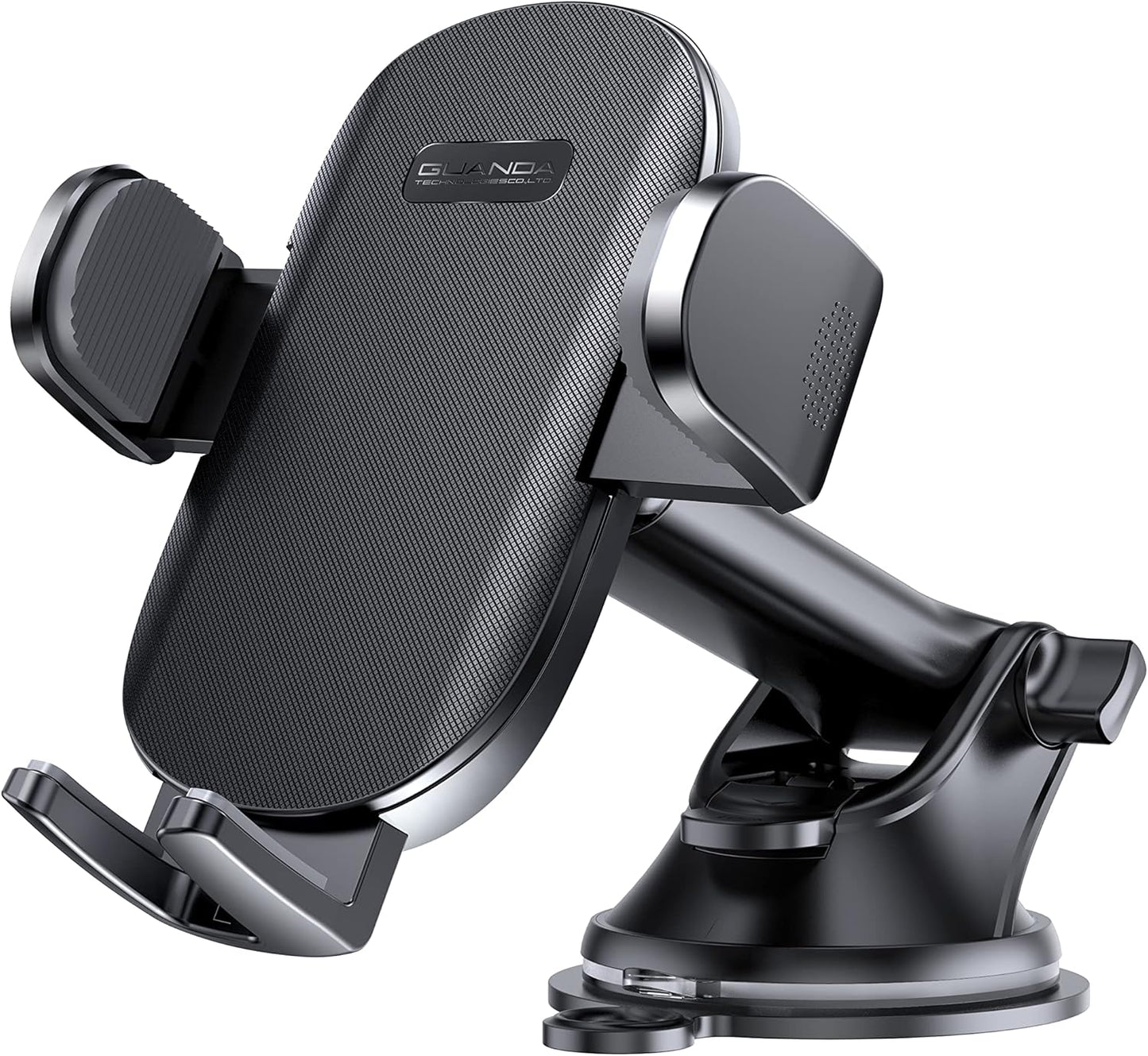 Universal Car Phone Holder Mount for Dashboard Windshield, Military Hands-Free Cell Phone Stand Automobile Cradles Truck Accessories Fit for All iPhone Android Smartphones