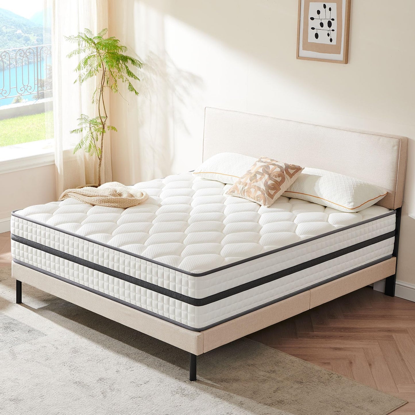 Saltea Twirest Colchon ortopedico de 7 zone 160x200 cm, 25 cm