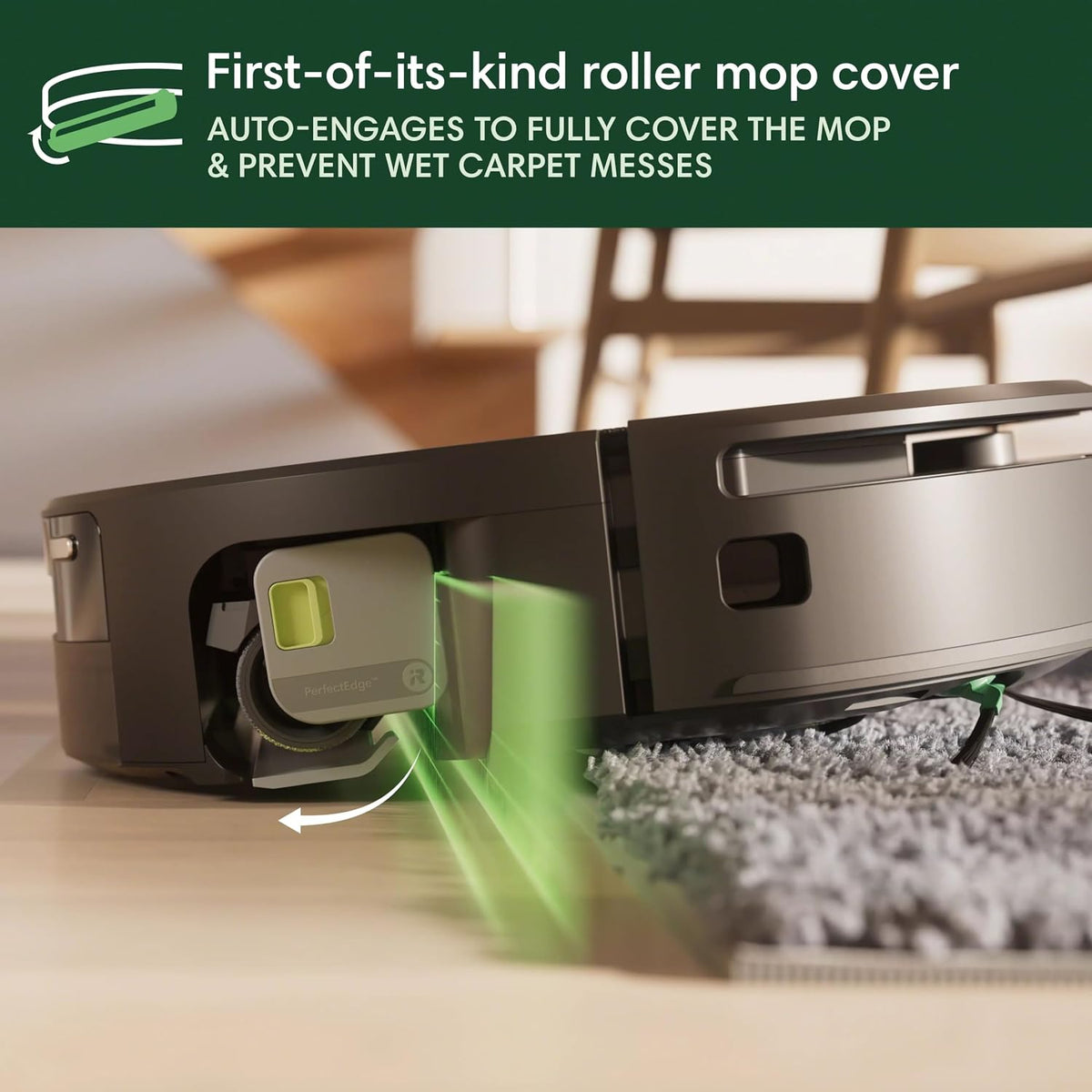 Robot aspirator si mop iRobot Roomba Max 705 Combo cu statie AutoWash, negru