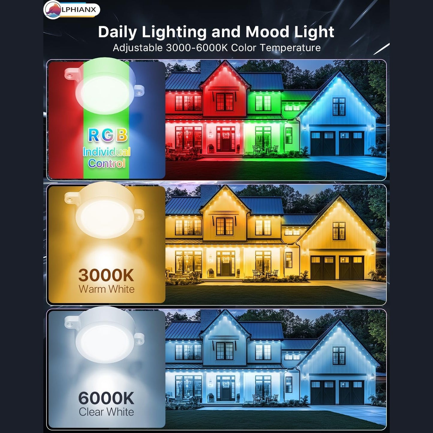 Smart Permanent Outdoor Lights
