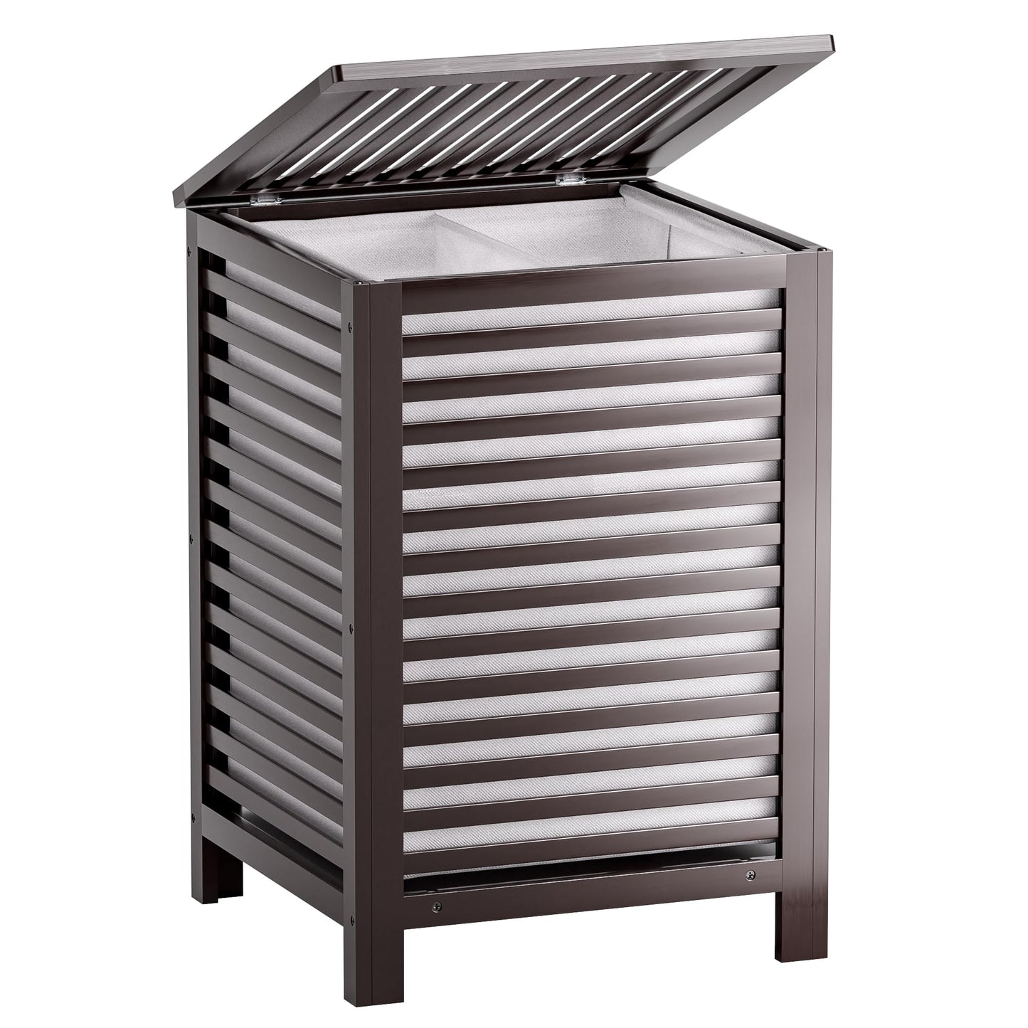 Cos rufe SMIBUY S-BLB-WL001 120L bambus cu 2 compartimente
