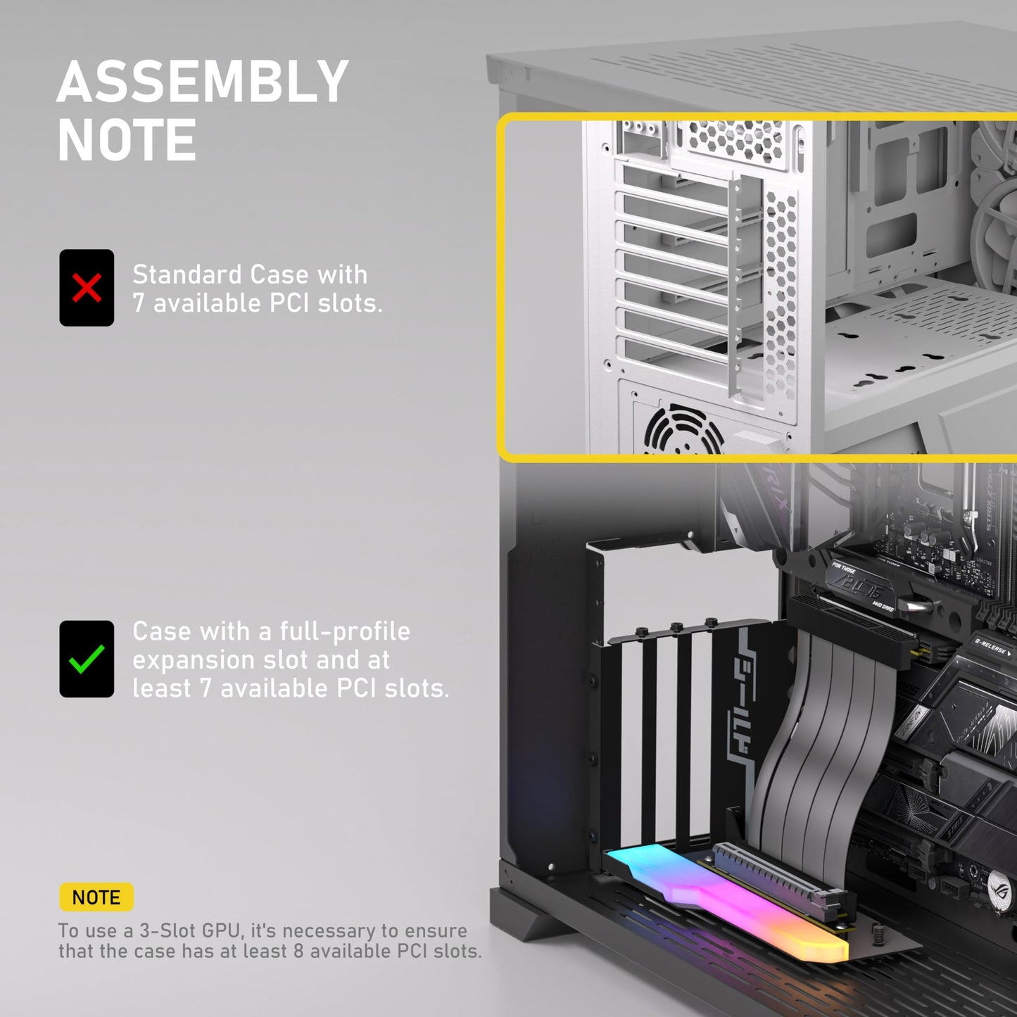 EZDIY-FAB Vertical GPU Mount cu Cablu Riser PCIE 4.0 ARGB