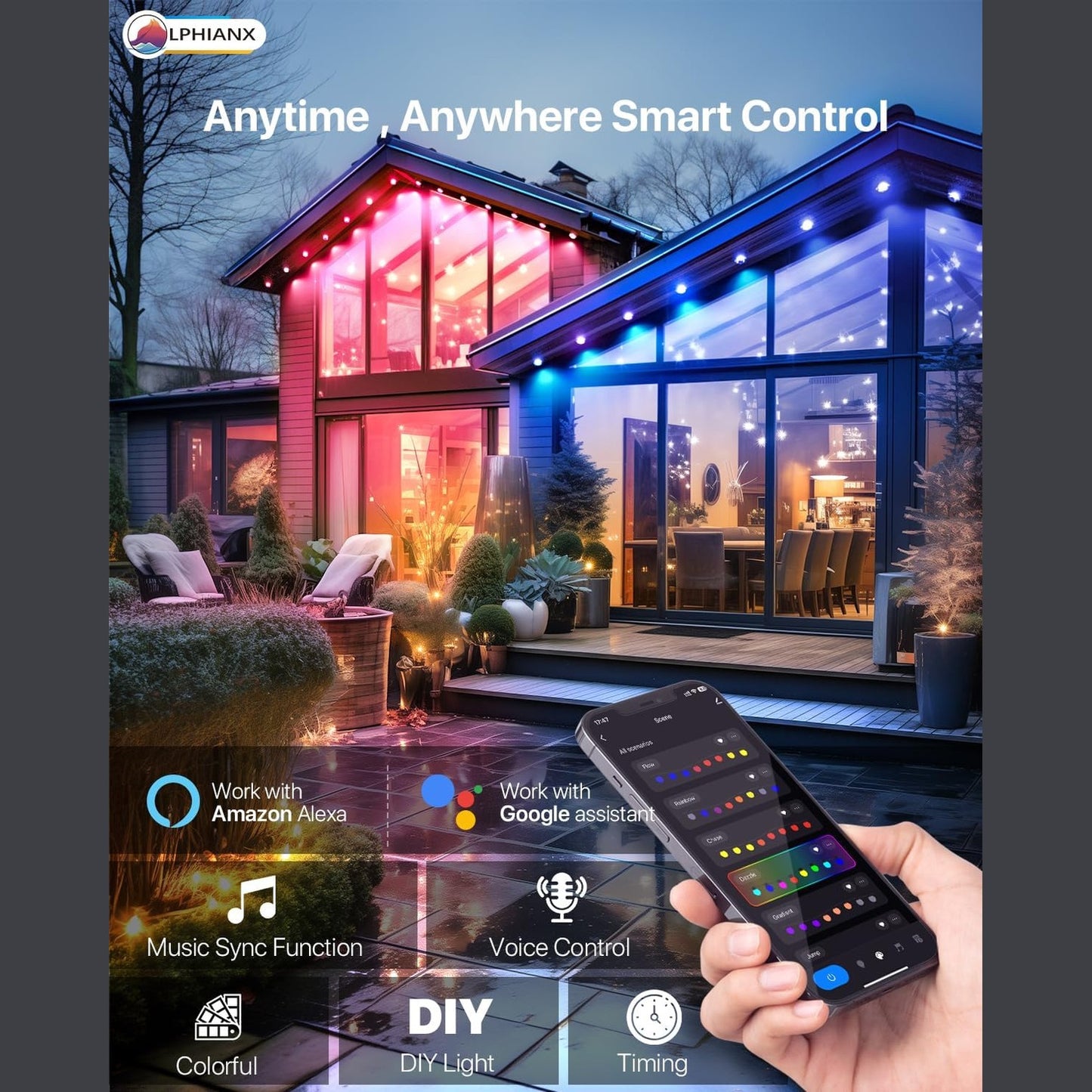 Smart Permanent Outdoor Lights
