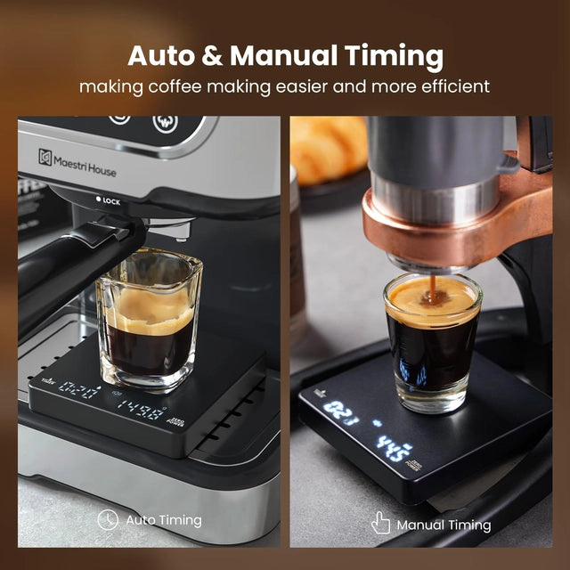 Mini Cantar de Cafea Maestri cu Cronometru