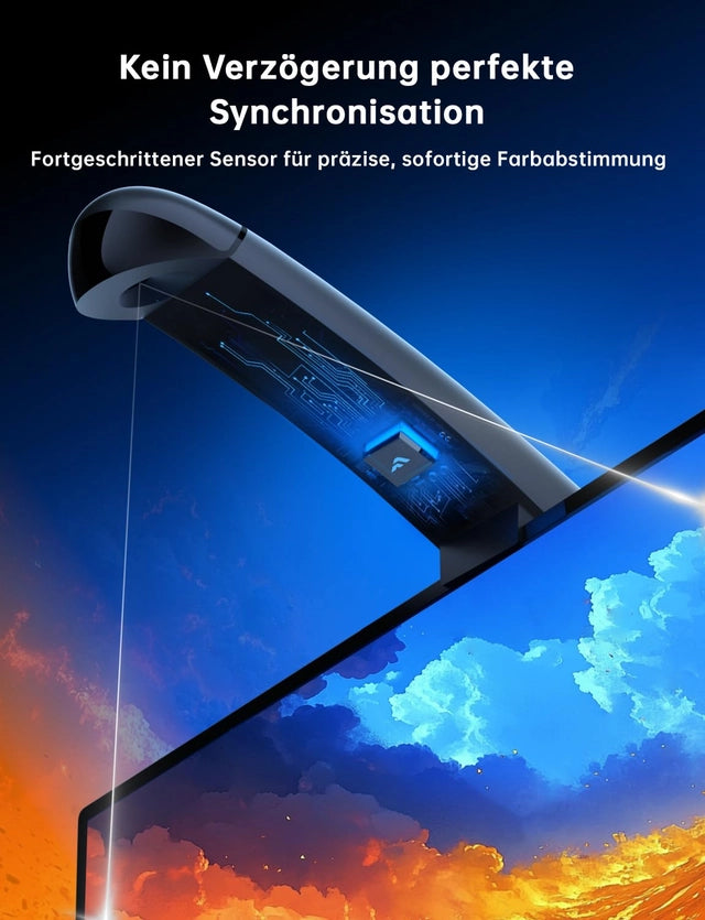 Gvyugke Smart TV Ambient Lighting – Iluminare ambientala inteligenta pentru TV 55–65 inch, sincronizare automata cu ecranul