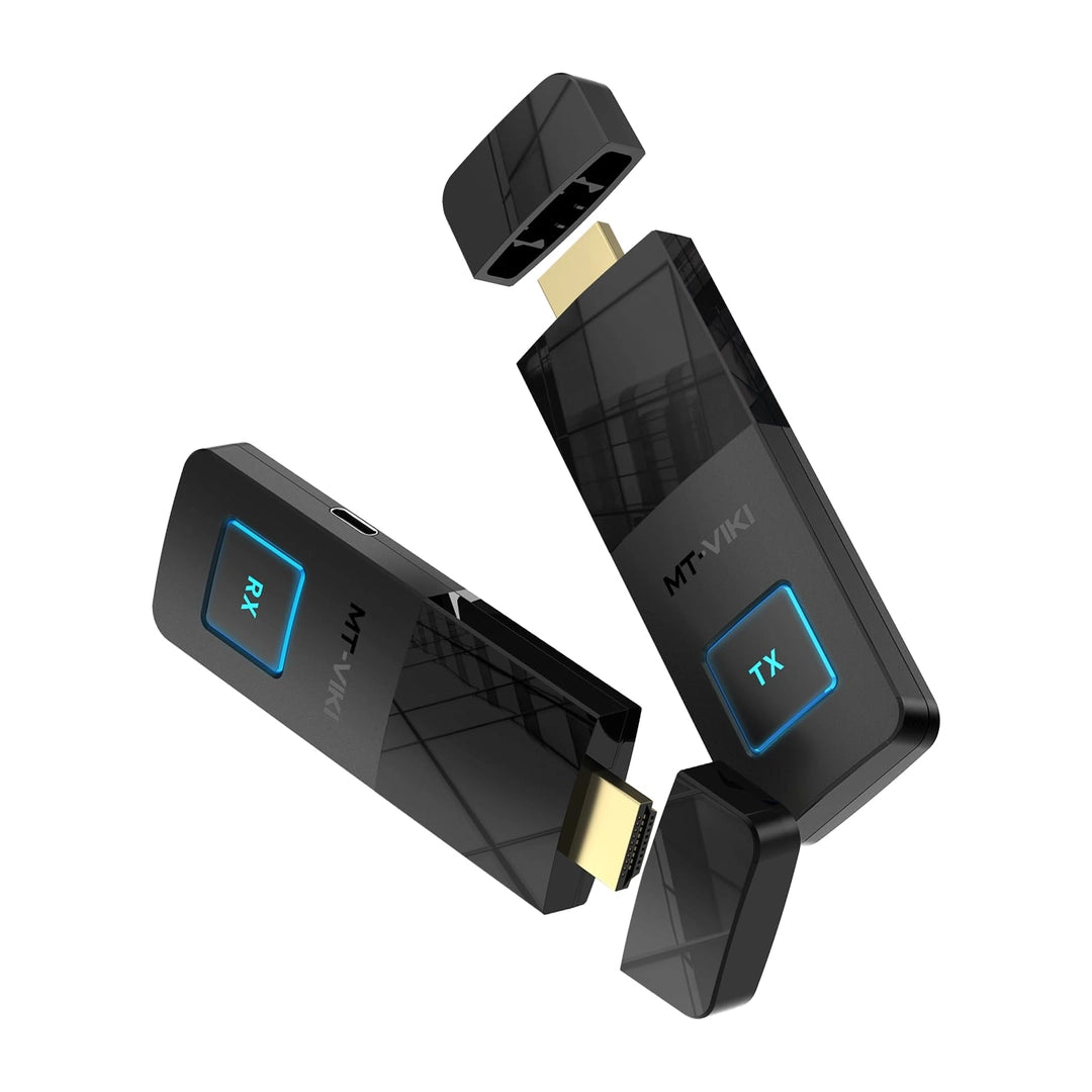 Transmitator Wireless HDMI MT-VIKI cu Receiver, 30M, 1080P@60Hz, 2.4/5GHz, Plug & Play, Compatibil Laptop, PC, Monitor, Proiector, HDTV