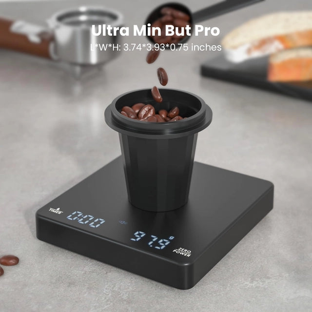 Mini Cantar de Cafea Maestri cu Cronometru