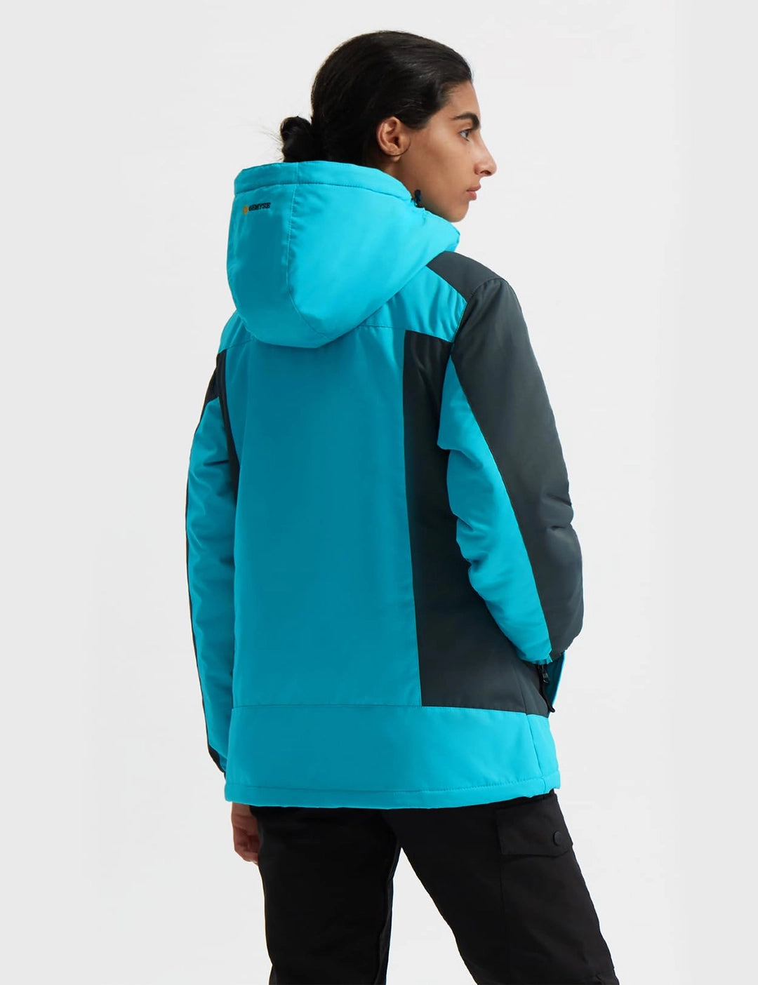 Geaca Ski Femei GEMYSE, Impermeabila si Windproof, Hardshell, Cu Gluga, Pentru Iarna, Drumetii si Ploaie