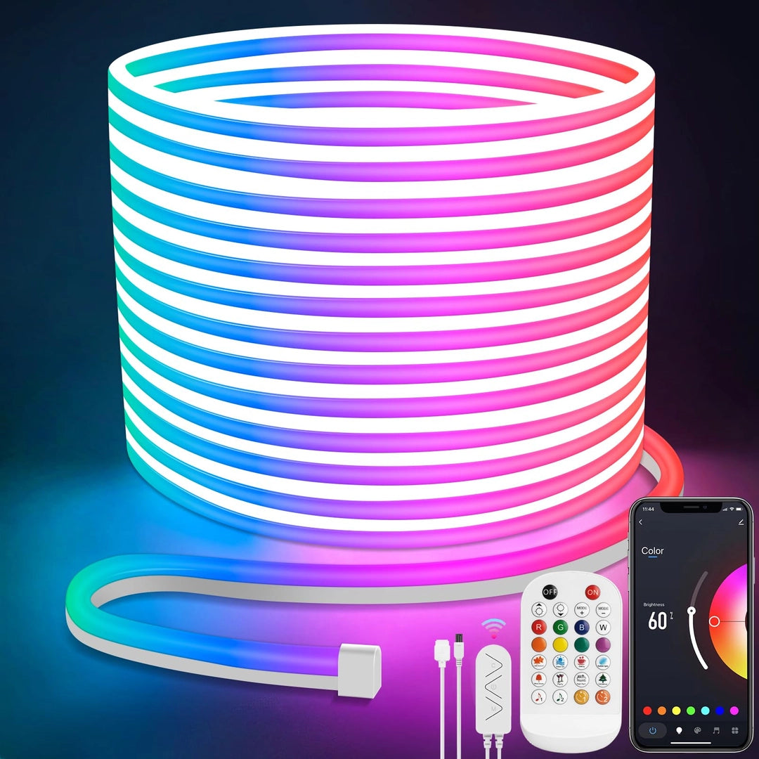 Banda Led Neon Smart Lamomo Diferite Marimi RGB, 24V
