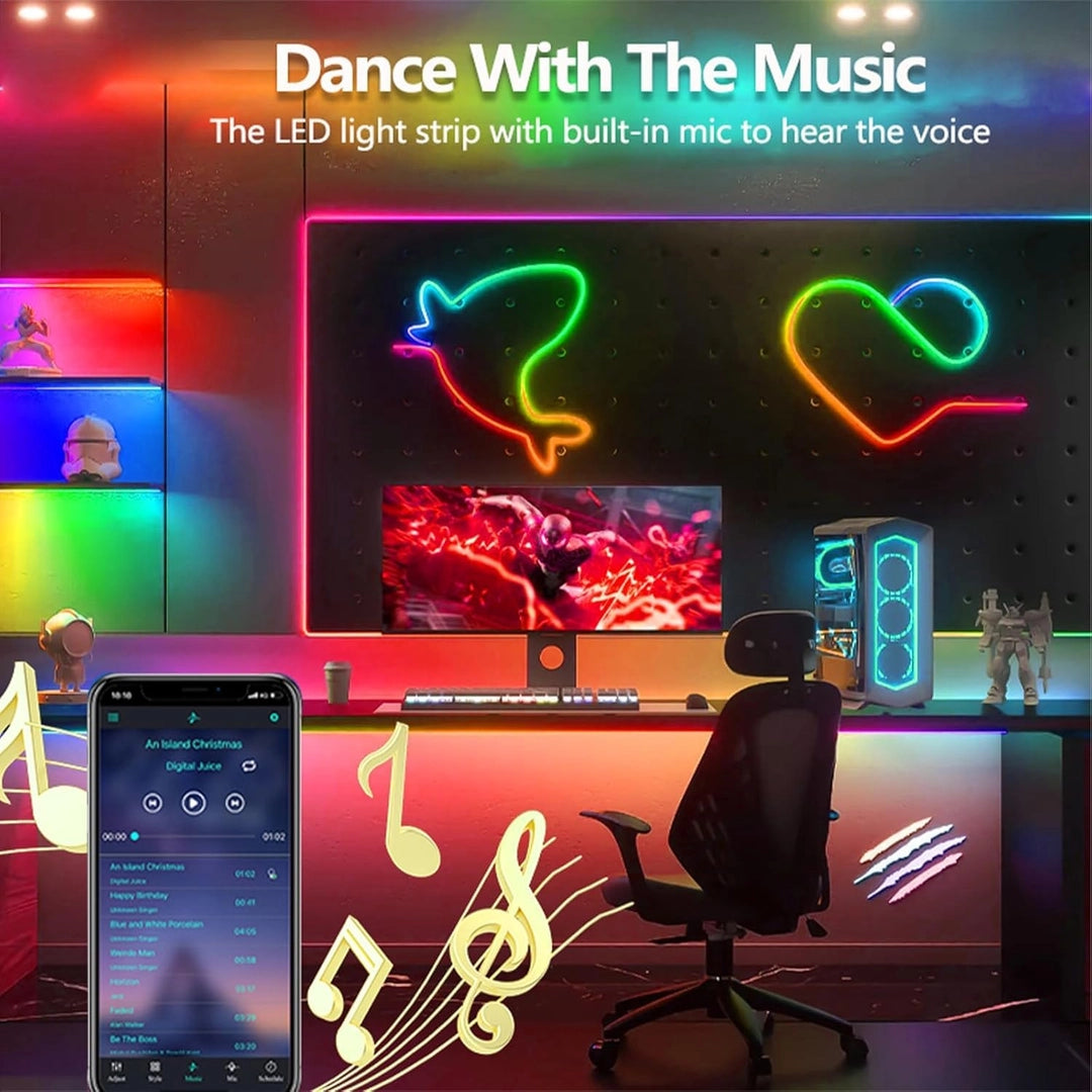 Banda Led Neon Adresabila RGB+IC flexibila, 24V, IP67