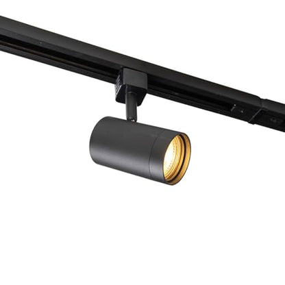 Sistem sina iluminat 1 faza Jeana 14 spoturi + Qazqa + negru, GU10 LED