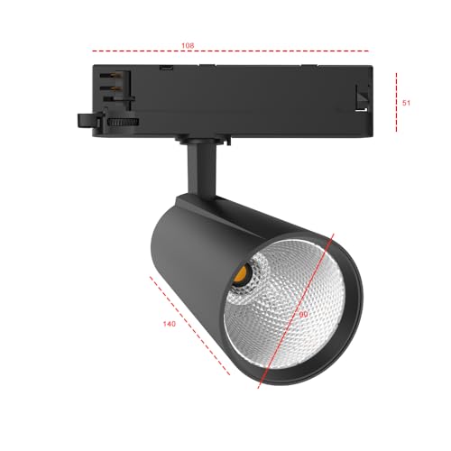 Proiector LED 30W pe sina, rotativ, ideal pentru magazine, galerii si restaurante