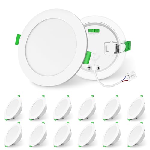 Spot LED incastrat dimabil 8W IP44 set 6 buc + ALUSSO + 3 temperaturi