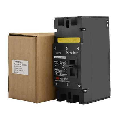 Intrerupator automat MCCB HSM3DC-250 Heschen + 2P DC1000V 250A PV