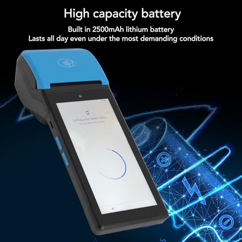 POS PDA cu imprimanta 58mm Annadue, Android 12, 4G LTE, NFC, ecran 5.5"