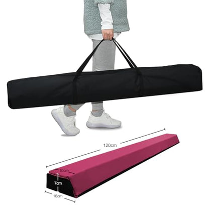 Bara echilibru pliabila HomeSun 240 cm pentru gimnastica si antrenamente fitness