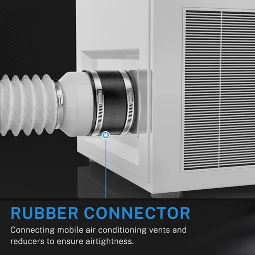 Cuplaj flexibil 150 mm Hon&Guan + manseta cauciuc, coliere inox, reduce zgomot
