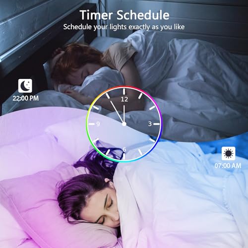 Bagzy 20M Banda LED Neon RGB 220V, IP65, cu Aplicatie si telecomanda