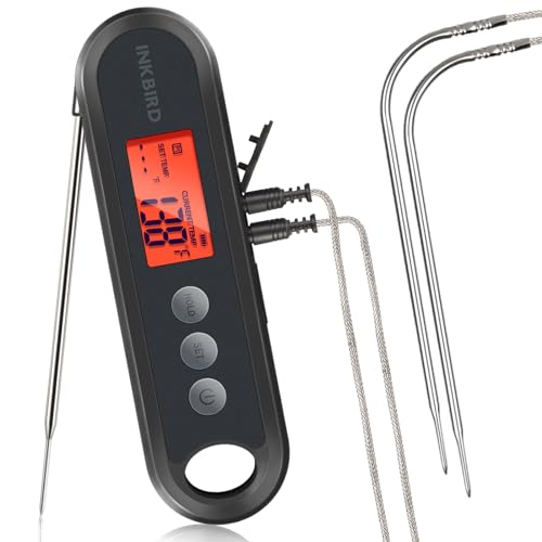 Termometru bucatarie IHT-2XP Inkbird cu 2 sonde, IPX5, reincarcabil