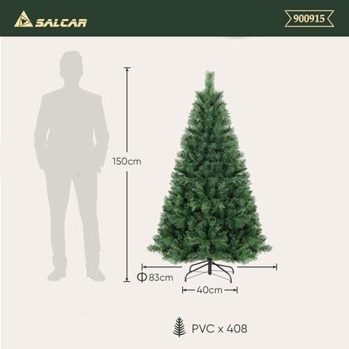 Brad artificial 60-270 cm SALCAR, ramuri dese, montaj rapid, aspect natural