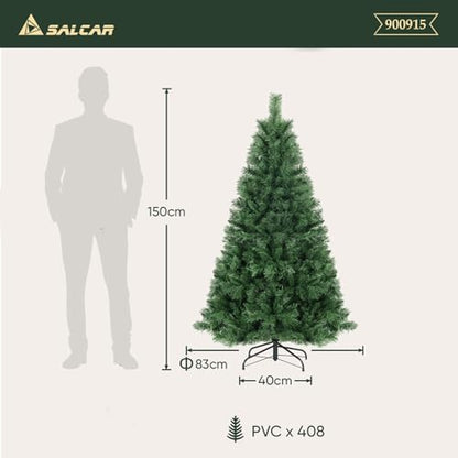 Brad artificial 60-270 cm SALCAR, ramuri dese, montaj rapid, aspect natural